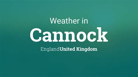 bbc cannock weather|Cannock, England, United Kingdom Weather